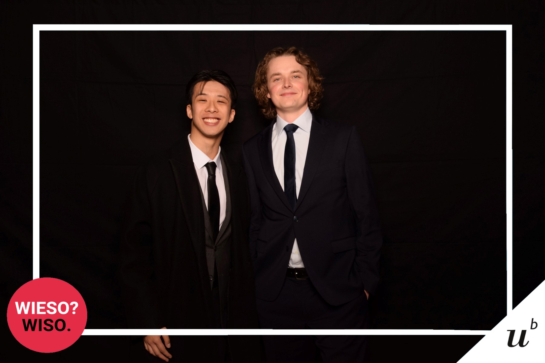 With friends at a University of Bern event